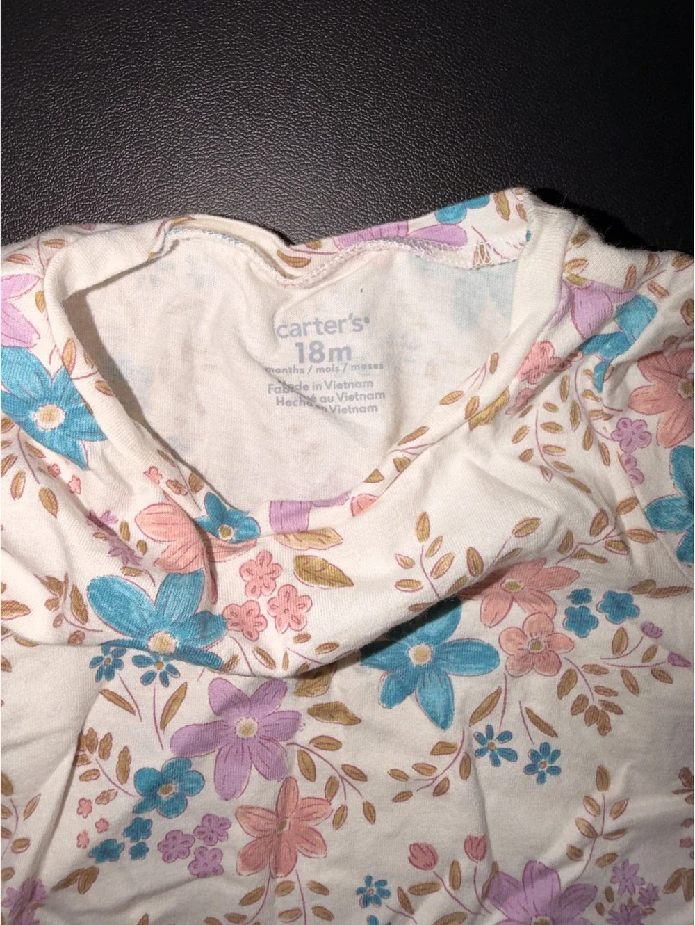 Carter's floral long sleeve top